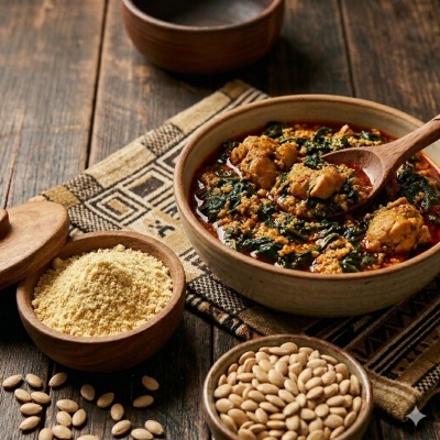 Muteta (Egusi) - Semente de Abóbora Moída, 350g