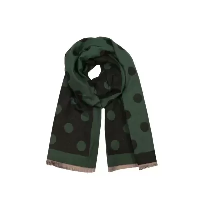 Cachecol padrão de bolinhas