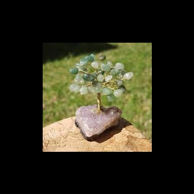 Árvore da felicidade Quartzo verde