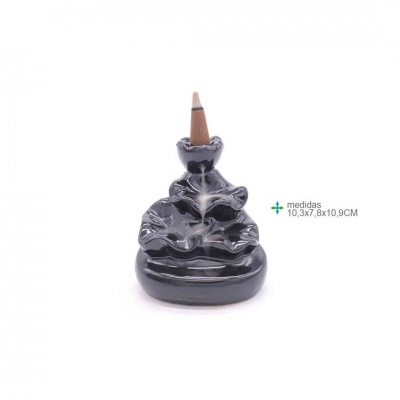 Fonte para incenso em cone