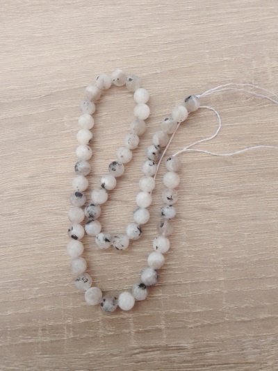 Fiada pedra da lua de 8mm