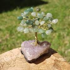 Árvore da felicidade Quartzo verde