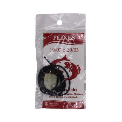 pingente cristal  signo peixes