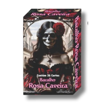 Baralho rosa caveira
