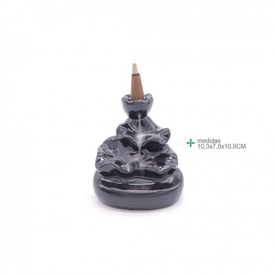 Fonte para incenso em cone