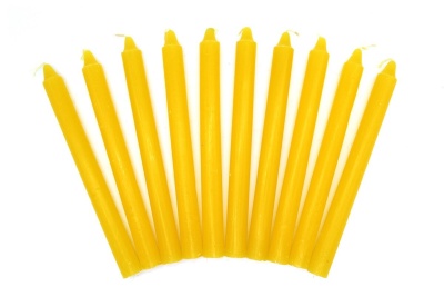 Vela de ritual amarela