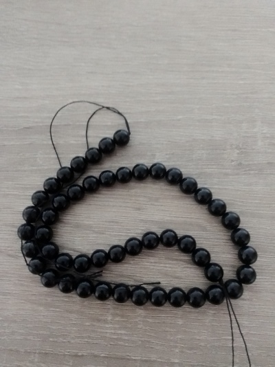 Fiada Turmalina Negra (8mm)