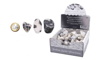 Quartzo com turmalina