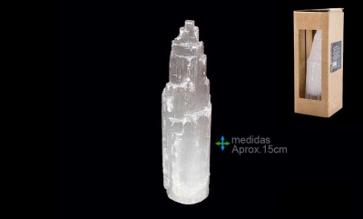 Torre de selenite (15 cm)