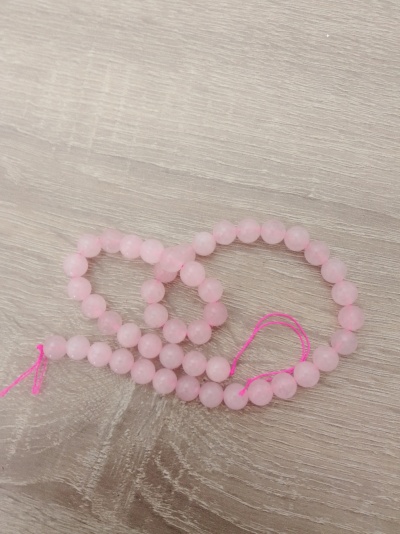 Fiada quartzo rosa de 8mm
