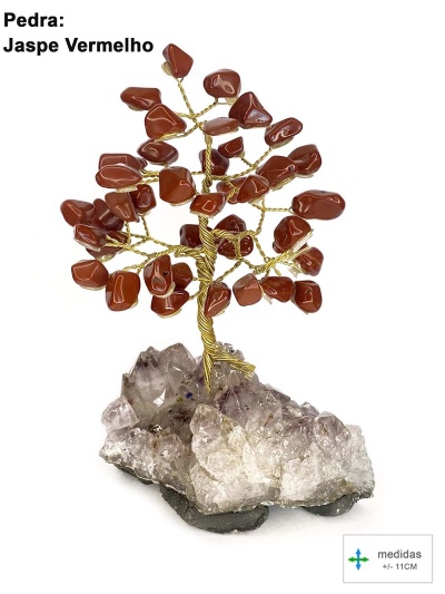 Árvore da felicidade Jaspe vermelho