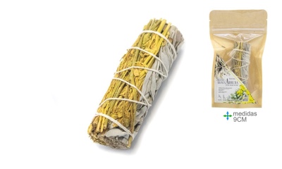 Tocha salvia branca e arruda