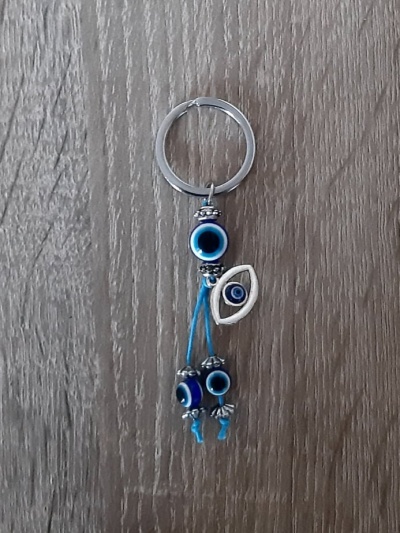 Porta chaves olho turco olho de Horus