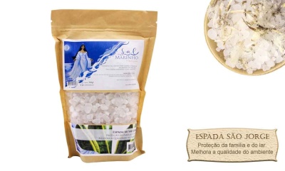 Sal marinho e espada de São Jorge