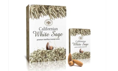 Incenso cone Salvia Branca