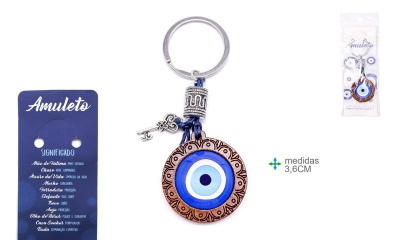 Porta chaves olho turco Chave