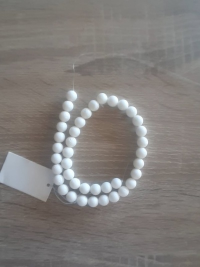 Fiada Coral branco (10 mm)