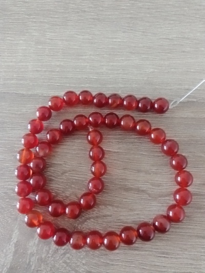 Fiada cornalina (8 mm)