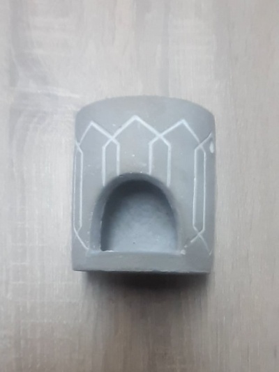 Queimador cerâmica rústico