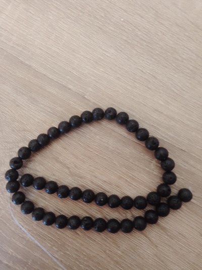 Fiada pedra lava de 8mm