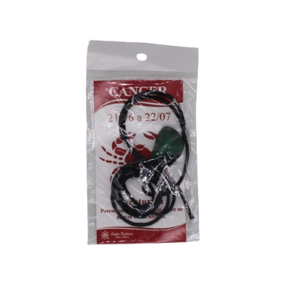 pingente cristal  signo caranguejo