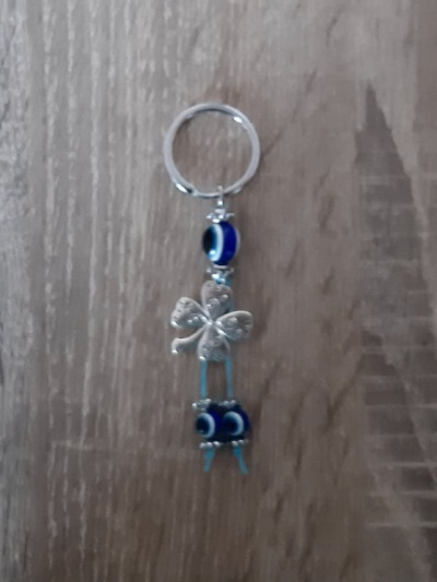 Porta chaves olho turco Trevo