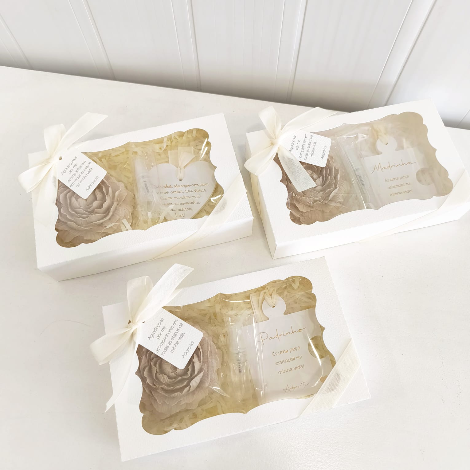 Caixa Peónia Creme Caixa Peónia Creme