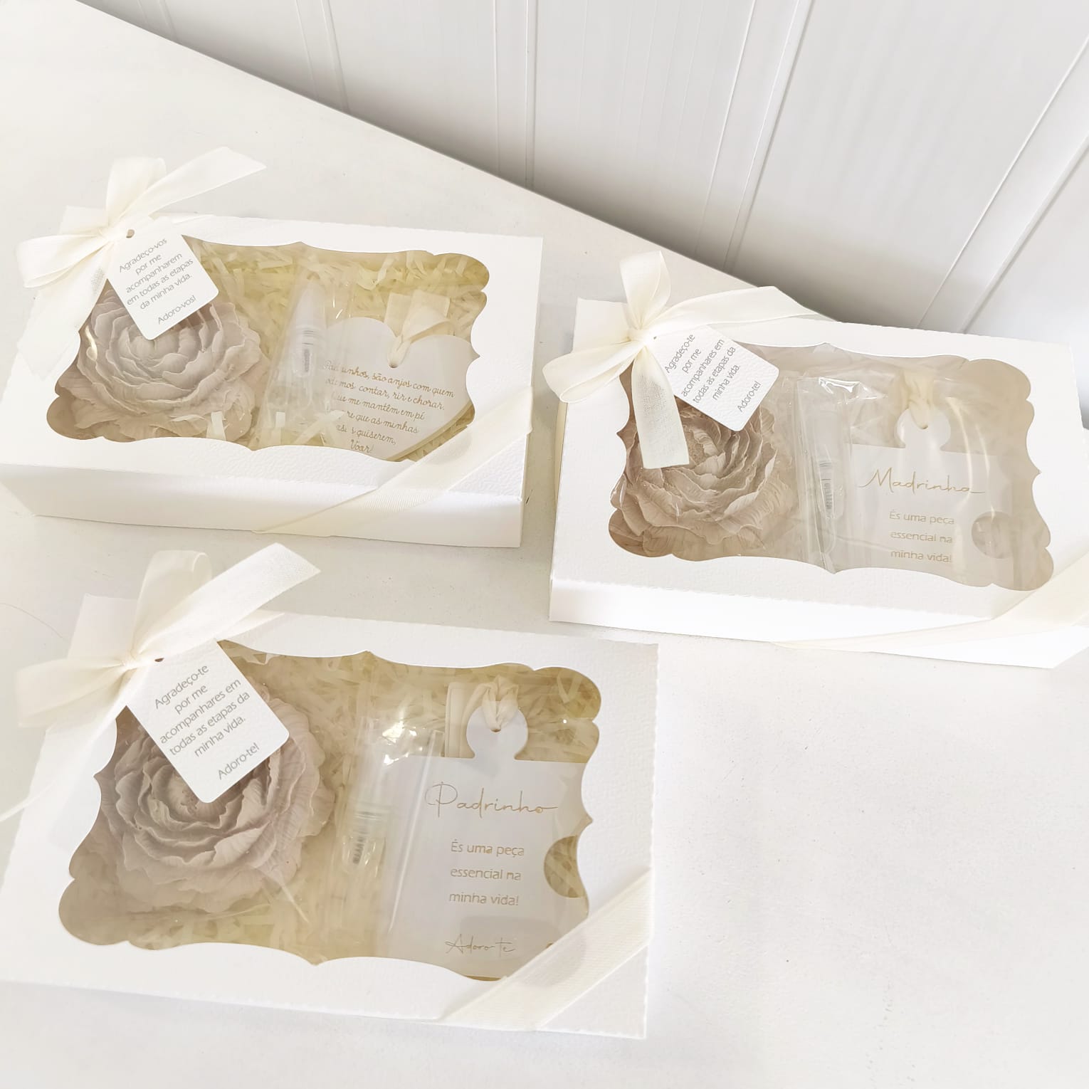 Caixa Peónia Creme Caixa Peónia Creme