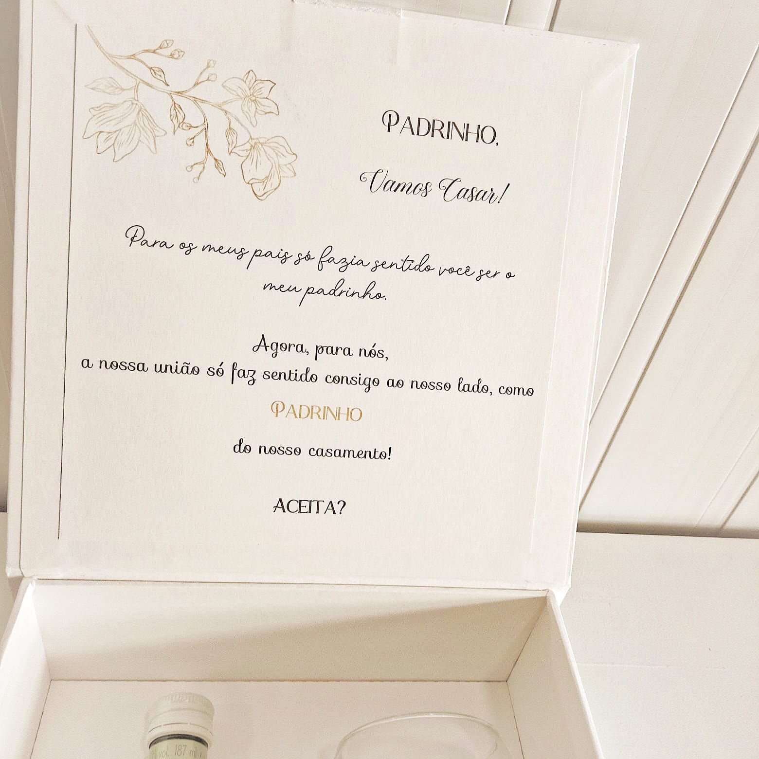 Convite Padrinho de Casamento Convite Padrinho de Casamento