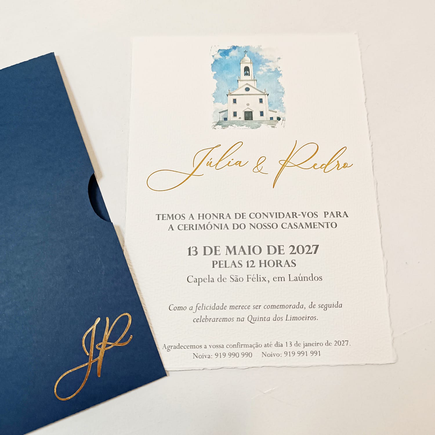 Convite Júlia & Pedro Convite Júlia & Pedro