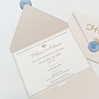 Convite Helena & António e Batizado