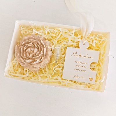 Caixa Peónia Creme