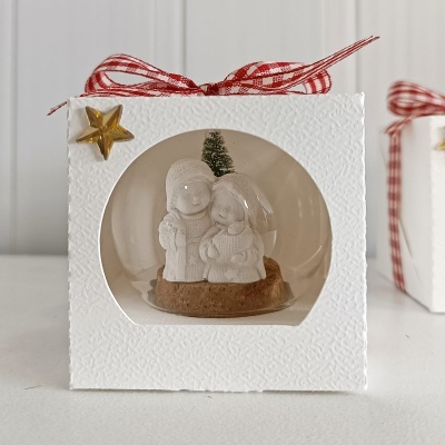 Campanula Globo com Presépio mini Campanula Globo com Presépio mini