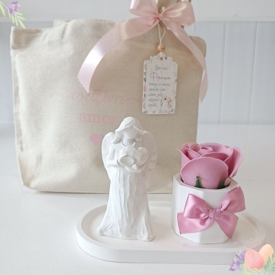 Base com Anjo e Rosa