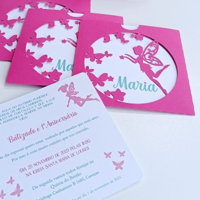 Convite Fada Convite Fada