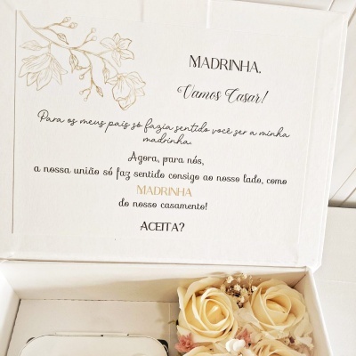 Convite Madrinha de Casamento