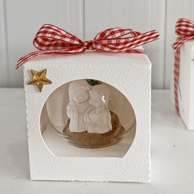 Campanula Globo com Presépio mini Campanula Globo com Presépio mini