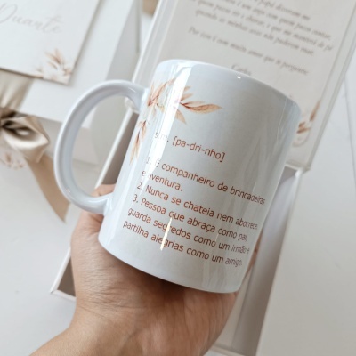 Caixa Convite Padrinhos Batismo