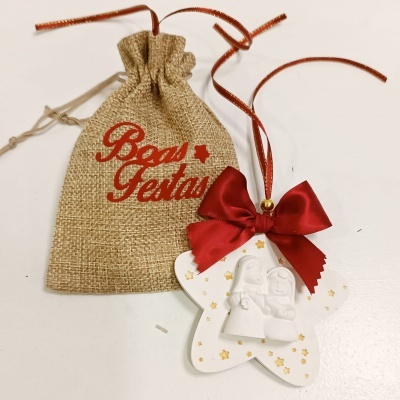 Patela estrela com presépio