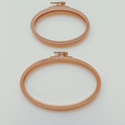 Bastidores Ovais de Madeira Faia com Tarraxa Ajustável