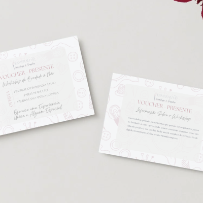 Voucher - Presente Workshop de Bordado à Mão