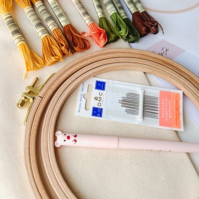 KIT de Bordado - Girassóis