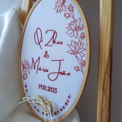 Porta Alianças Oval