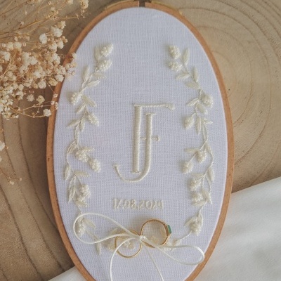 Porta Alianças Oval