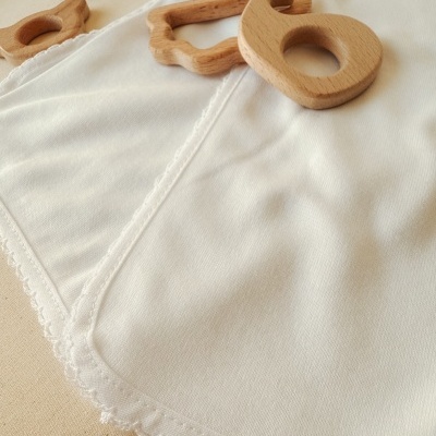 Fraldinhas de Algodão para Bordar e Personalizar  - Viés e Picueta