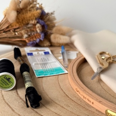 Kit para Bordar Retratos e Fotografias Minimalistas