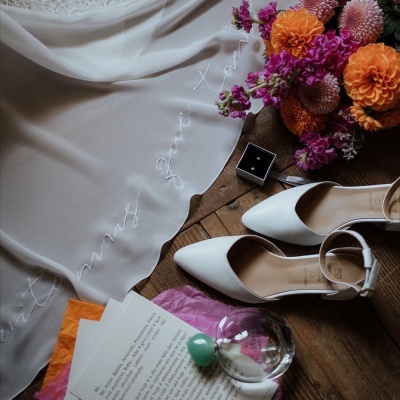 Bordado à  Mão Exclusivo Noivas (Véus, Vestidos, Capas e Mantos)