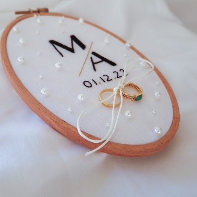 Porta Alianças Oval