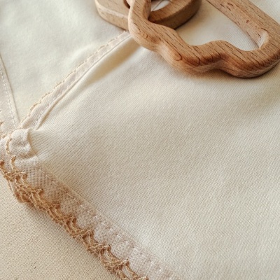 Fraldinhas de Algodão para Bordar e Personalizar  - Viés e Picueta