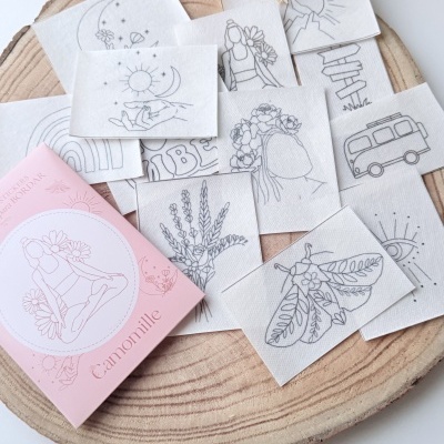 Adesivos Hidrossolúveis para Bordar —Boho